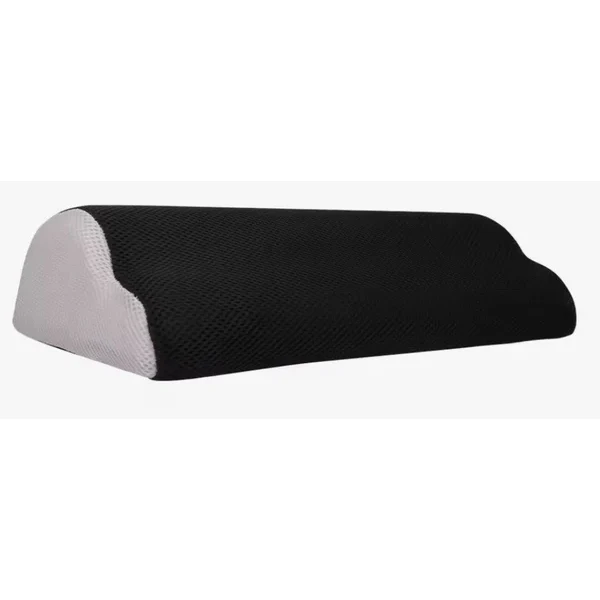 Coussin repose-pied mémoire de forme Noir cendré